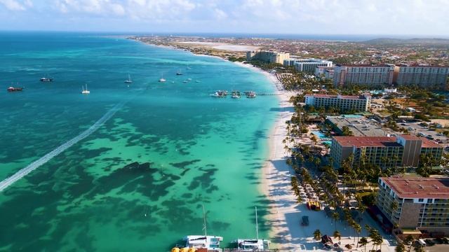 Aruba: Fly over the One Happy Island - Travel Video смотреть онлайн