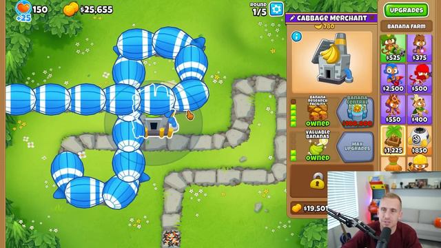 50 B.A.D's on Round 5!! How is this POSSIBLE in BTD6? смотреть онлайн