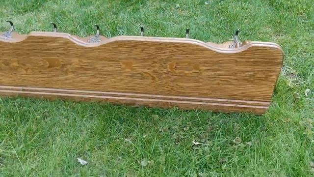 Настенная Деревянная Вешалка в Прихожую, Дуб, Бельгия. 70-е гг ХХ века смотреть онлайн