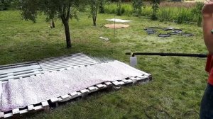 Как помыть ковёр за пять минут! Кёрхер нам поможет!