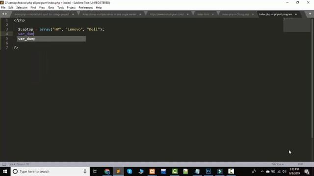 PHP Array Program in English-Hindi | Coding Expert Technologies смотреть онлайн