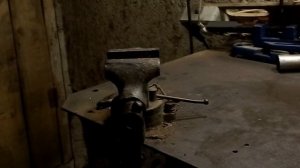 Рулевая колонка для самодельного снегохода. Сделано из стойки амортизатора.