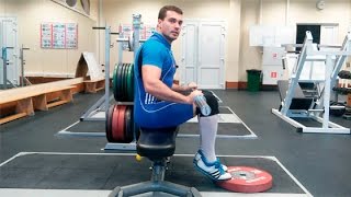Подъём на носки сидя со штангой: техника выполнения смотреть онлайн