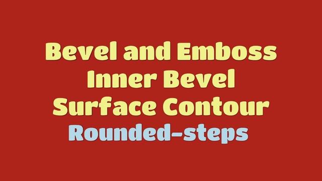 How To Make Gimp Layer Effects Bevel and Emboss Surface Contours Inner bevel PART 6 смотреть онлайн