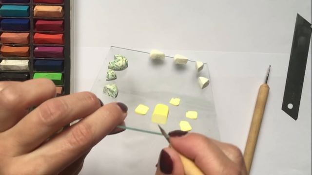 Мастер-класс: Миниатюрная сырная тарелка из полимерной глины FIMO/polymer clay tutorial смотреть онлайн