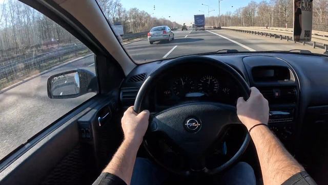 2001 Opel Astra G [1.6 8V 75HP] |0-100| POV Test Drive #1962 Joe Black смотреть онлайн