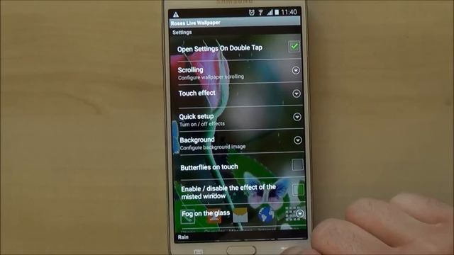 Free roses live wallpaper for Android phones and tablets смотреть онлайн