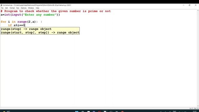 19. Write a Program in python to check whether the given number is prime or not смотреть онлайн