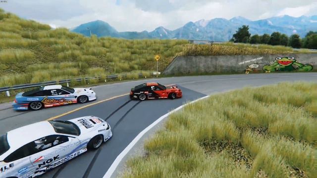 Assetto Corsa 180sx vs S14 Tandem Drift w/yoandrago смотреть онлайн