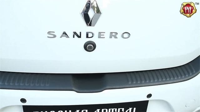 Накладка на задний бампер Renault Sandero 2014- (russ-artel.ru) смотреть онлайн