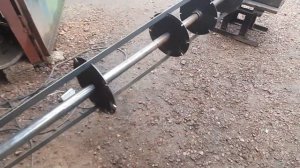 Каток на самодельный культиватор европак готов.