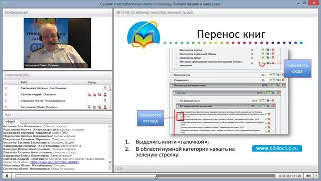 Сервис книгообеспеченности в ЭБС «Университетская библиотека онлайн» смотреть онлайн