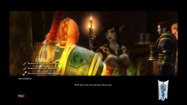 kingdoms of Amalur reckoning playthrough/walkthrough quest The Commendtion/Red on Tooth and Claw смотреть онлайн