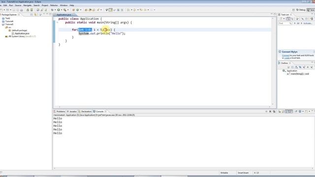Learn Java Tutorial for Beginners, Part 5: For Loops смотреть онлайн