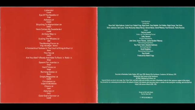 Robert Fripp & The League Of Crafty Guitarist - Hard Times