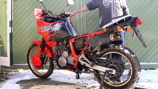 Honda NX650 Test Start