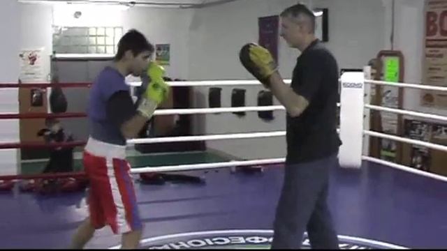 Бокс тренировка(boxing training) Т.Ахундов (tr.Alex Likhter) смотреть онлайн