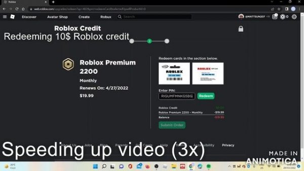 How To Redeem Robux Code USING "Roblox Card" *FULL TUT*