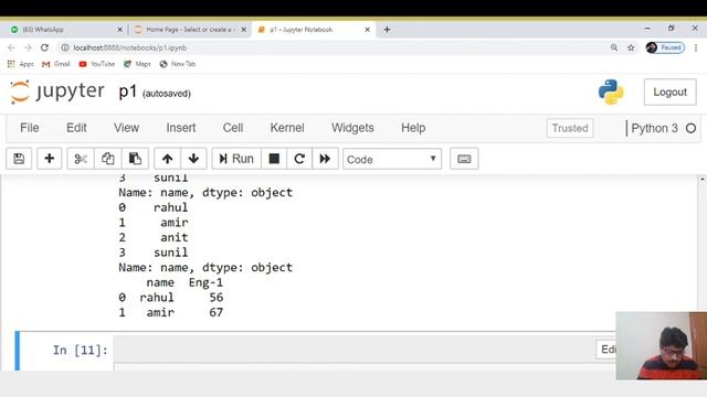 Pandas in Python( Dataframe ): Class XII IP смотреть онлайн