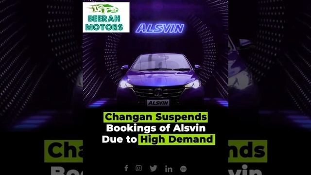 CHANGAN SUSPENDS BOOKING OF ALSVIN DIE TO HIGH DEMAND..... смотреть онлайн