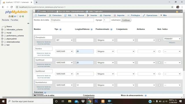 Crear base de datos con tablas y registros, en MySQL / phpMyAdmin смотреть онлайн