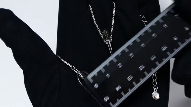 Серебряное колье Спичка SOKOLOV с фианитом 94070355 смотреть онлайн