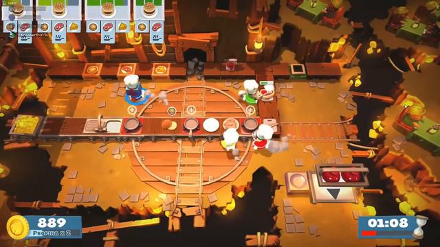 Los Peores Cocineros y la Mami en OVERCOOKED! 2 - Discorcito Games смотреть онлайн