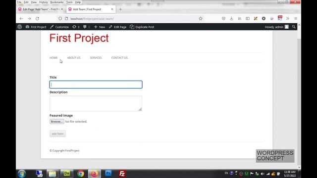 Advance Topic Part 1: PHP, HTML Code For Making Frontend Form to Create Custom Post смотреть онлайн