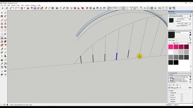 How to Create Cable Bridge in Sketch Up смотреть онлайн