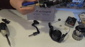 Разбор катушки с байтраннером YH 7000 от компании Beluga