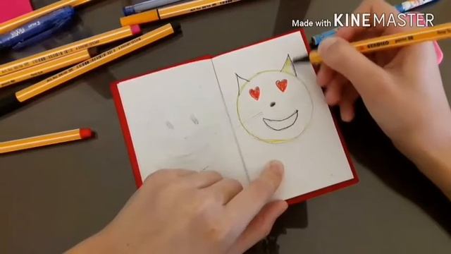 Рисую смайлики котов / у меня в гостях ,, Настоящий художник" / совместное видео с SVETлана*... смотреть онлайн