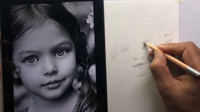 How to Draw Accurate Portrait Outlines | Day 58 смотреть онлайн