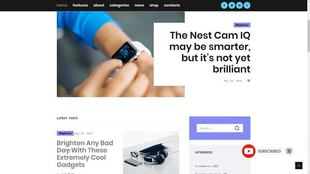 Gloss Viral News Magazine WordPress Blog Theme смотреть онлайн