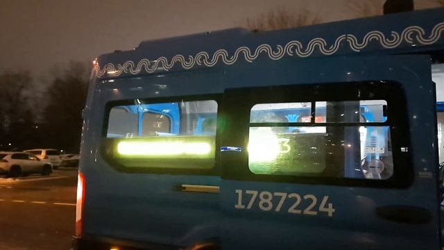 Микроавтобус Нижегородец-222708(Ford Transit FBD) следует по маршруту 443 смотреть онлайн