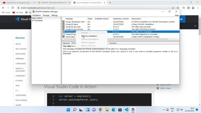 How to install MingGW w64 on Windows 11 | How to set up visual studio code for C and C++ programmin смотреть онлайн