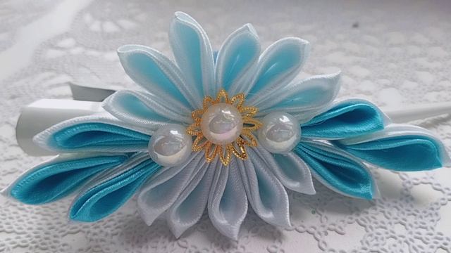 29 июня 2021 г. Kanzashi. My work. Watch and rejoice with me. смотреть онлайн