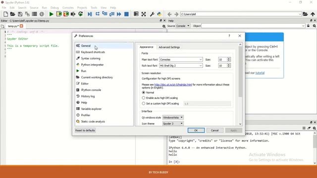 How to change font size in Spyder (Python Programming) смотреть онлайн