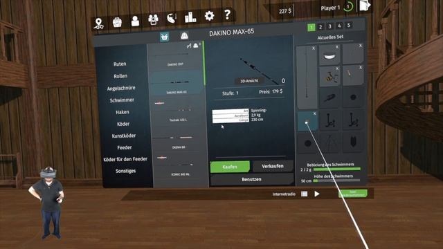 Ultimate Fishing Simulator VR - Wer fängt den dicksten Fisch - [SteamVR] [Pimax] смотреть онлайн
