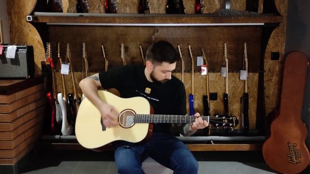 Обзор акустической гитары Crafter HD-250 Dreadnought Gloss Natural | SKIFMUSIC.RU смотреть онлайн