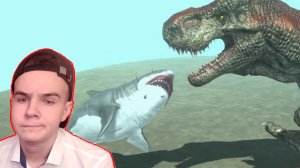 Мегалодон против Тирекса | Animal Revolt Battle Simulator