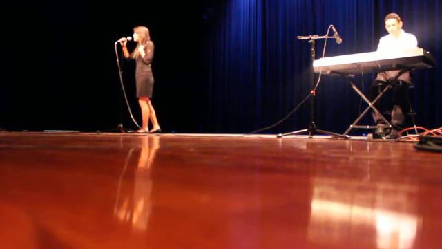 Stevens High School 2013 Talent Show/ my piano Titanium accompaniment w Jasmine(singer) смотреть онлайн