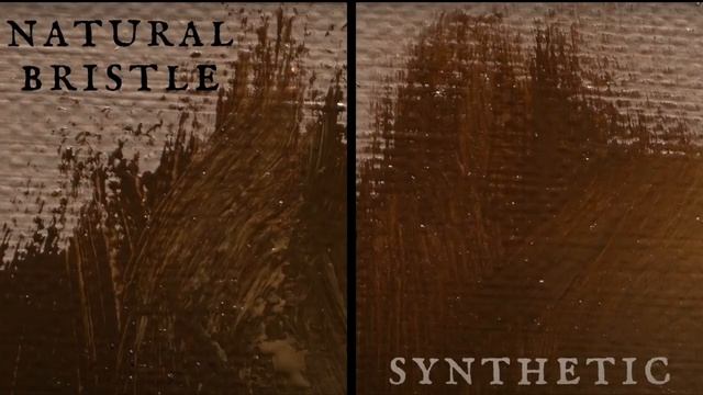 Natural vs. Synthetic Oil Painting Brushes - The Difference | Draw Mix Paint смотреть онлайн