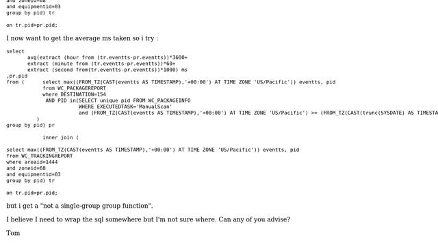 Databases: SQL query avg function not working смотреть онлайн