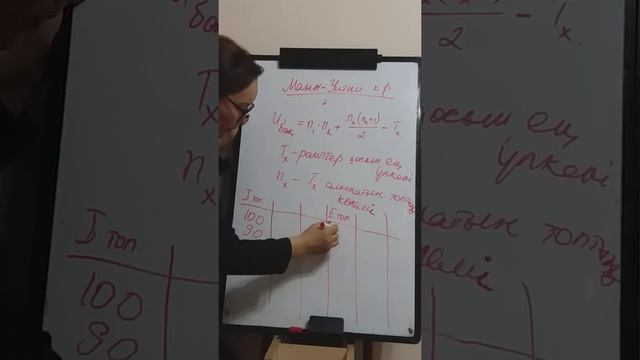 Манн-Уитни критерийі смотреть онлайн