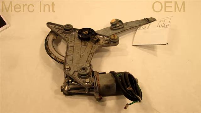 1986 Mercedes 300SDL RH REAR REG W/MOTOR 126TYPE - mbiparts.com Used OEM Mercedes Parts - Dis... OE