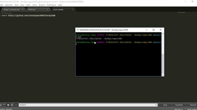 git-hooks post-commit script demo смотреть онлайн