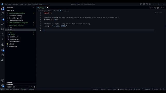 Mastering RegEx in Python | 3 - Plus Pattern смотреть онлайн