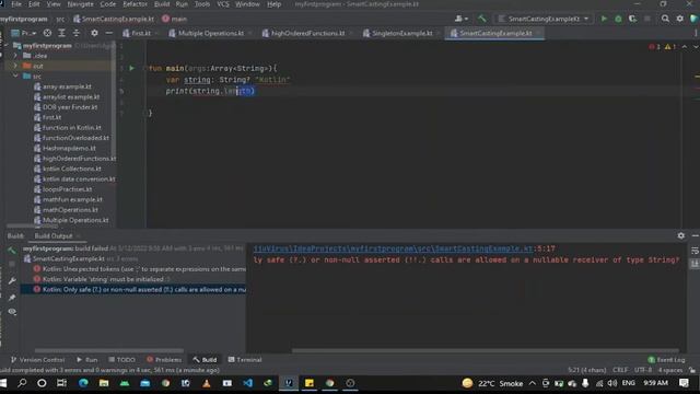 Kotlin - Smart Cast in Kotlin Tutorial | Smart Casting Type Checking | AjjuVirus #5 смотреть онлайн