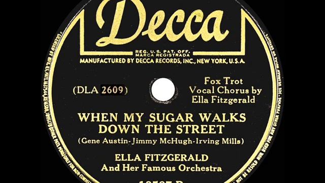 1941 Ella Fitzgerald - When My Sugar Walks Down The Street смотреть онлайн