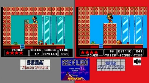 Castle of illusion Sega Master system and Game gear playthrough